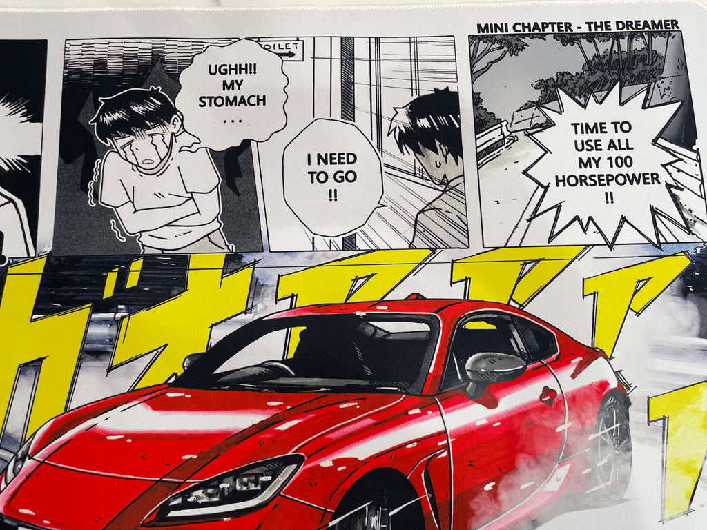 Dreamcometrue Got Da Runs Manga Panel Mousepad